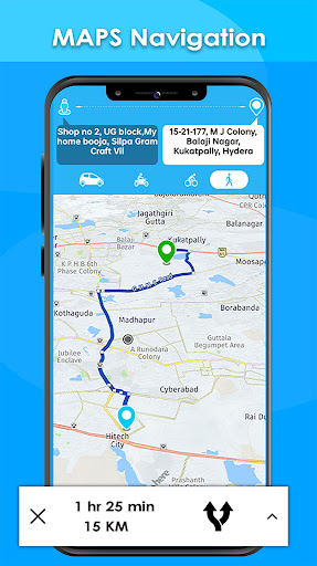 Captura de pantalla de GPS Maps & Location Tools