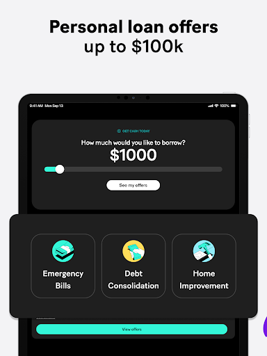 Captura de pantalla de MoneyLion: Banking & Cash Back