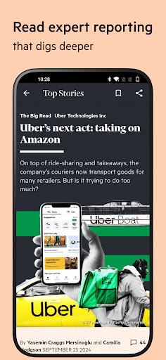 Captura de pantalla de Financial Times: Business News