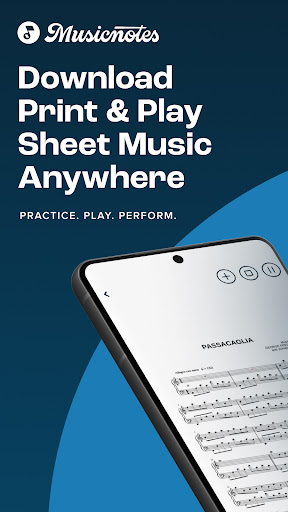 Captura de pantalla de Musicnotes Sheet Music Player