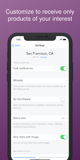 Captura de pantalla de Freebie Alerts: Free Stuff App