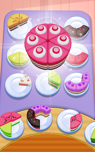 Captura de pantalla de Cake Sort - clasificar tartas