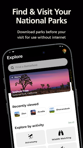 National Park Service screenshot