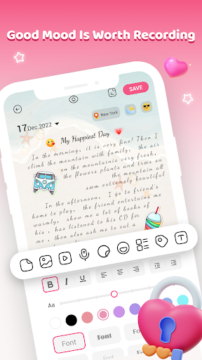 Diary Pro - Diary With Lock Screenshot
