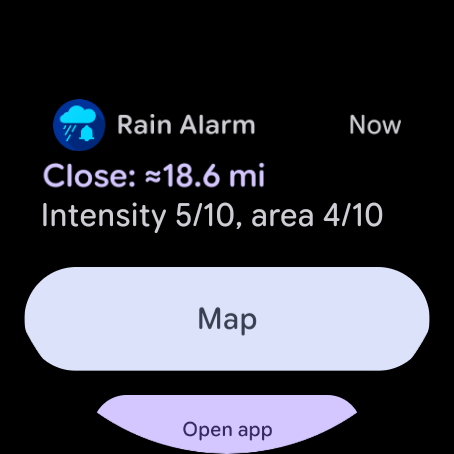 Rain Alarm screenshot