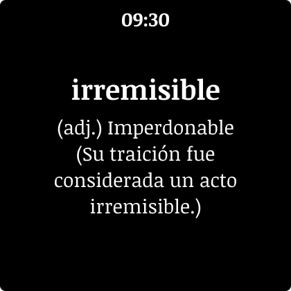 Captura de pantalla de Vocabulary - Aprende palabras