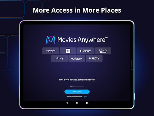 Captura de pantalla de Movies Anywhere