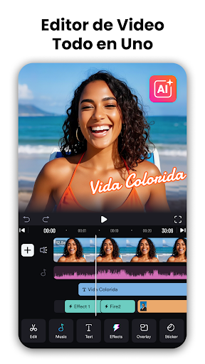 Captura de pantalla de Editor de Video IA - ShotCut