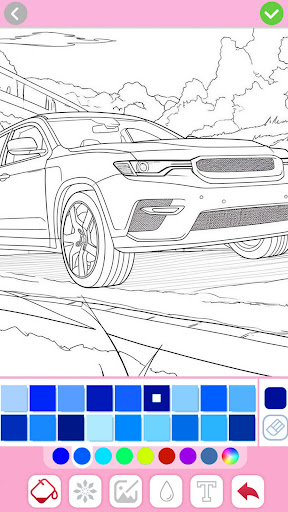 Captura de pantalla de Juegos de pintar de carros