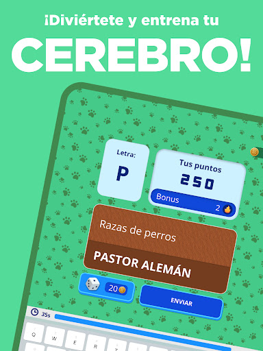 Captura de pantalla de Stop 2: Juego Basta en Español