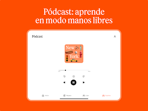 Captura de pantalla de Babbel: Aprender idiomas