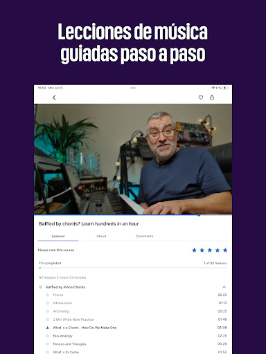 Captura de pantalla de MuseScore－Partituras y Acordes