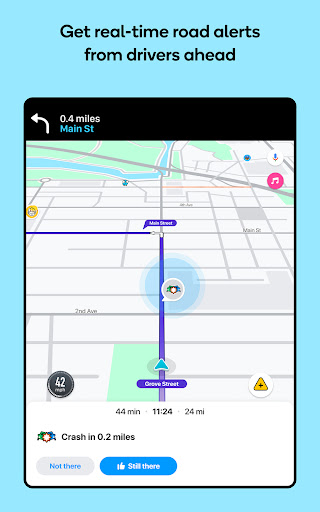 Captura de pantalla de Waze Navegación y Tráfico