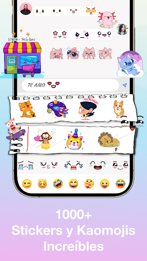 Captura de pantalla de Teclado Emoji: fuentes y temas