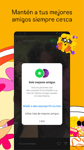 Captura de pantalla de Instagram