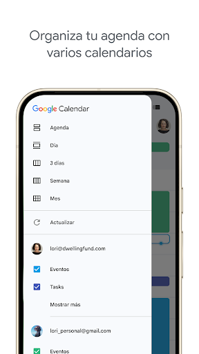 Captura de pantalla de Google Calendar
