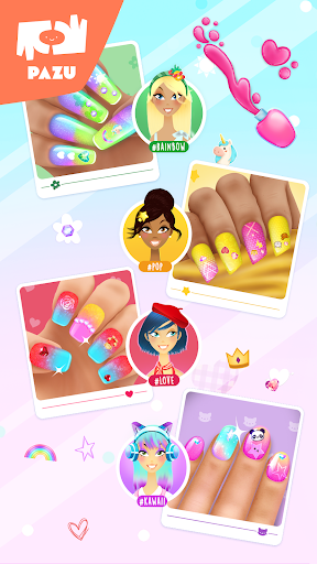 Captura de pantalla de Salón de uñas para niñas