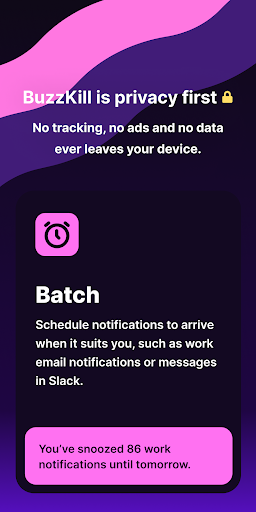 Captura de pantalla de BuzzKill Notification Manager