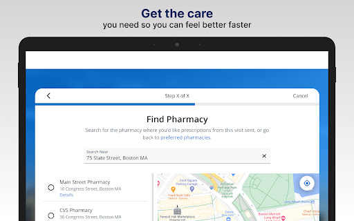 Captura de pantalla de LiveHealth Online Mobile