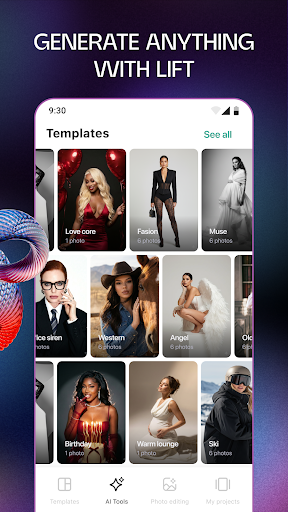 Lift: AI Photo Editor screenshot
