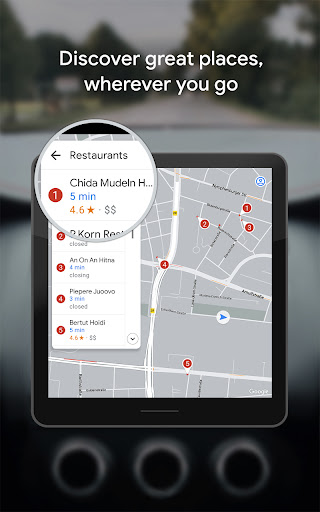 Captura de pantalla de Google Maps
