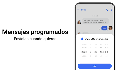 Captura de pantalla de Messenger de SMS - Mensajes