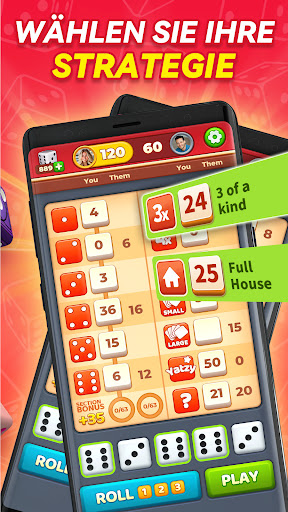 Yatzy GO! Würfelspiel Screenshot