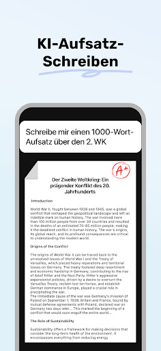 Homework AI – Mathe & Aufsätze Screenshot