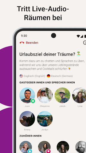 Tandem: Sprachaustausch Screenshot