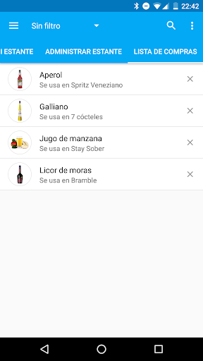 Captura de pantalla de Mi bar de cócteles Pro
