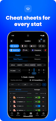Captura de pantalla de HOF: Sports Stats & Data