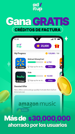 Captura de pantalla de Ad It Up—Ahorre en su factura