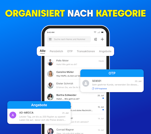 Nachrichten: Text-Messenger Screenshot