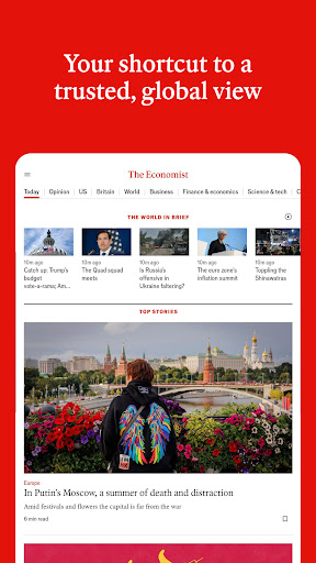 The Economist - News, Podcasts Screenshot
