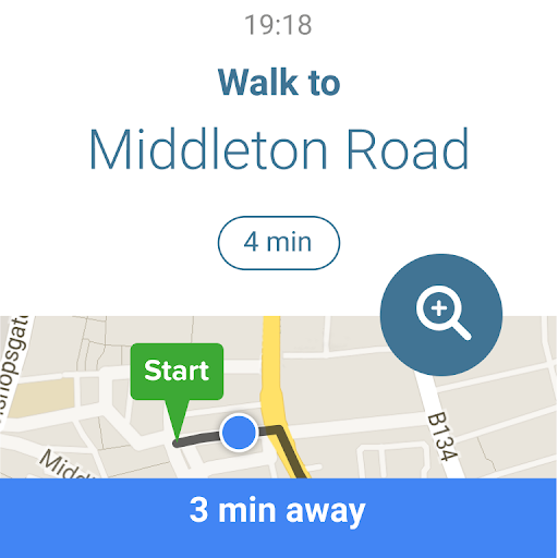 Captura de pantalla de Citymapper: Tren, Bus y Metro