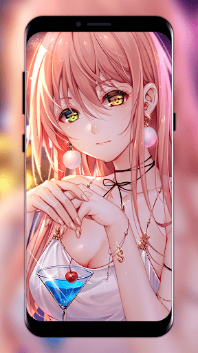 Captura de pantalla de Live Glitter Girly Wallpaper