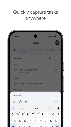 Google Tasks screenshot