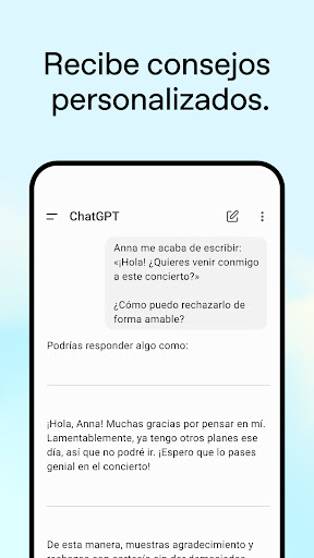 Captura de pantalla de ChatGPT