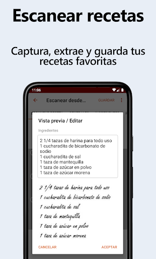Captura de pantalla de Recipe Keeper