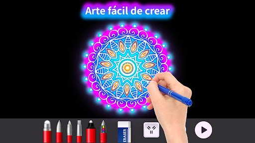 Captura de pantalla de Doodle Master - Glow Art