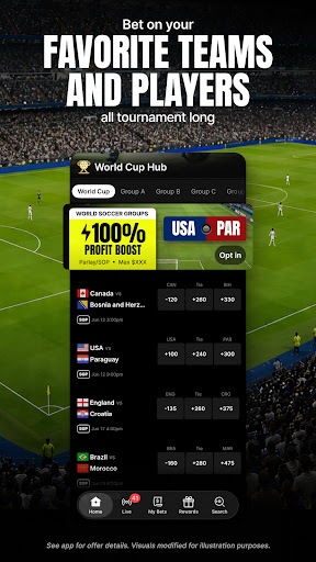 Captura de pantalla de Fanatics Sportsbook & Casino