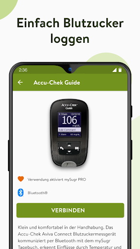 mySugr - Diabetes-Tagebuch Screenshot