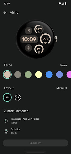 Google Pixel Watch Screenshot