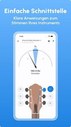 Gitarre Stimmgerät - LikeTones Screenshot