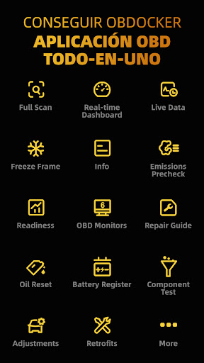 Captura de pantalla de OBDocker - OBD2 Car Scanner