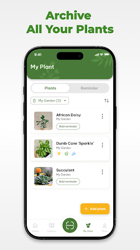 Captura de pantalla de Plant Identifier & Plant Care