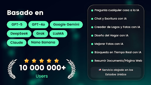 Captura de pantalla de AI Chat・Asistente de chatbot