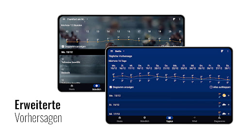 Transparente Uhr & Wetter Screenshot