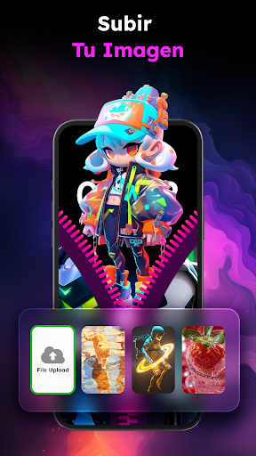 Captura de pantalla de Pantalla de Bloqueo Cremallera