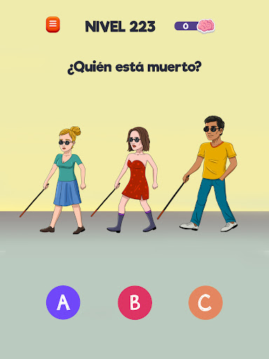 Captura de pantalla de Riddle Test: Juego Acertijos